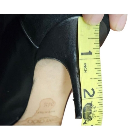 Jimmy Choo Black Suede/Leather Ankle Booties Women's Size EU 34.5/US 4.5 - Picture 11 of 15